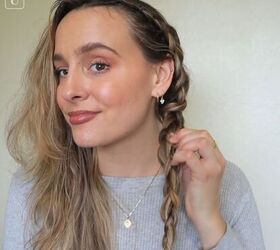 5 cute hairstyles for dirty hair that are super easy to do, Pulling and loosening the braid for texture
