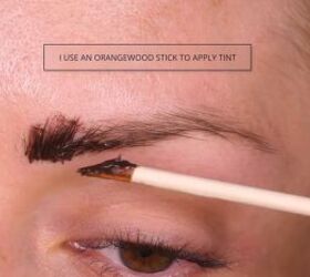 how to easily do an at home brow tint in 6 simple steps, How to tint brows