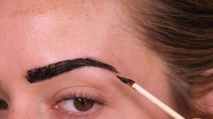 how to easily do an at home brow tint in 6 simple steps, Reapplying the brow tint for a darker finish