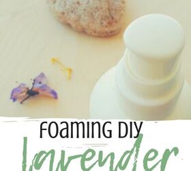 foaming lavender diy face wash recipe