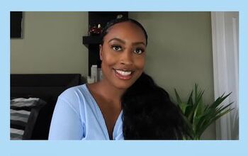How to Do a Simple Sleek Low Ponytail With a Weave on Natural Hair