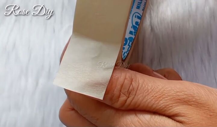 how to make strong fake nails out of masking tape nail glue, Cutting the masking tape