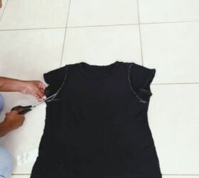 diy open back t shirt