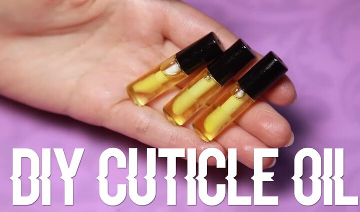 how to make your own nourishing diy cuticle oil at home, DIY cuticle oil