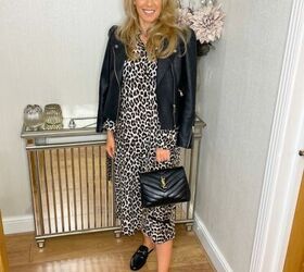 leopard print with red accessories