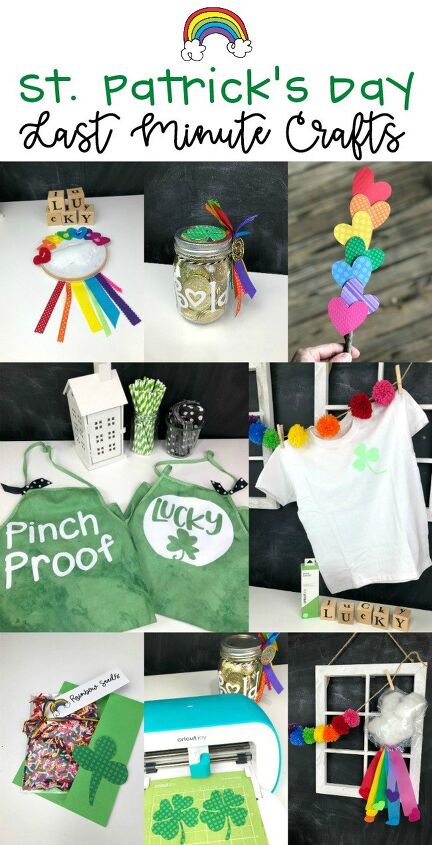 last minute st patrick s day ideas with cricut