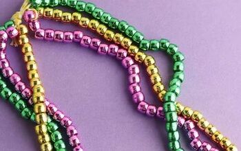 How to Make a Mardi Gras Beads Necklace With Three Strands