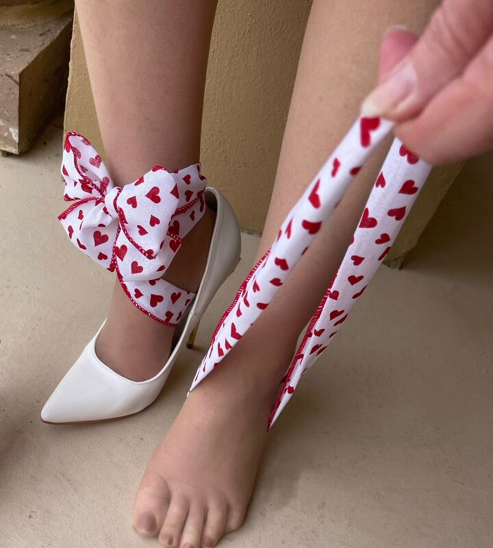 give your heels a new look with ribbon