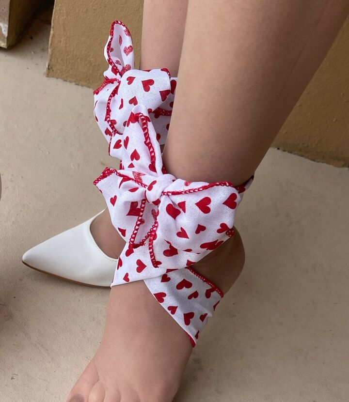 give your heels a new look with ribbon
