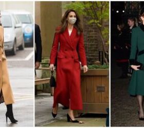 how to recreate kate middleton s work outfits dress like a royal, The Duchess of Cambridge wearing long coats