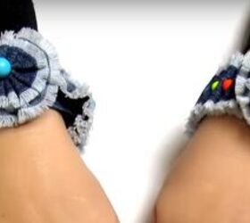 how to make cute diy denim bracelets cuffs out of old jeans, DIY denim bracelets