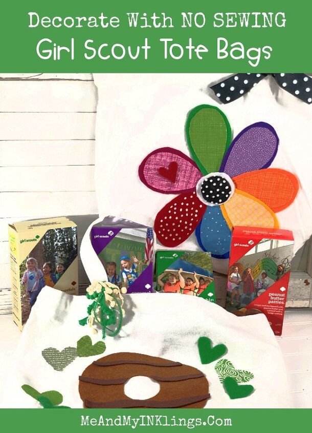 diy girl scout tote bags for cookies and more