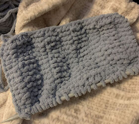 easy beginner oversized knit scarf