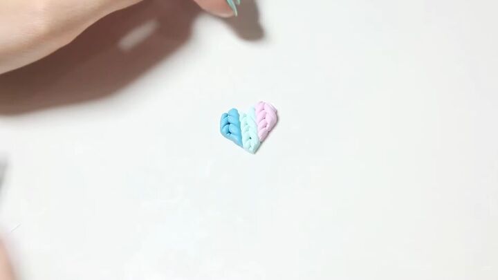 how to make a cute polymer clay heart pendant for valentine s day, Polymer clay heart tutorial