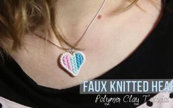 How to Make a Cute Polymer Clay Heart Pendant for Valentine's Day