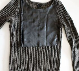 how to make a sweater a diy grommet refashion