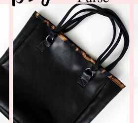 How To Make A Leather Bag - DIY Leather Tote Purse