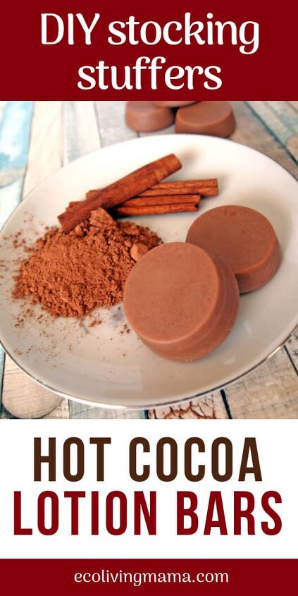diy hot chocolate lotion bars handmade gift idea