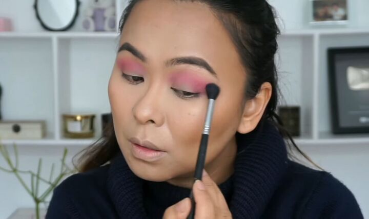 get ready for love with this glamorous pink valentines makeup look, How to do glam pink Valentine s Day makeup