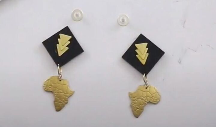 how to make africa earrings in 3 quick easy steps, Assembling the DIY Africa earrings