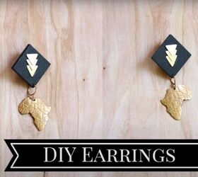 How to Make Africa Earrings in 3 Quick & Easy Steps