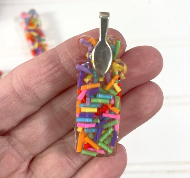 the easiest way to make a resin charm