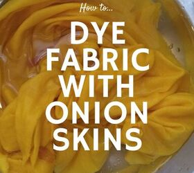 how to dye fabric with onion skins