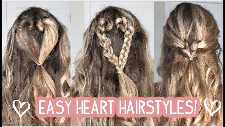 3 cute heart hairstyles you can easily create this valentine s day, Easy heart hairstyles for Valentine s Day