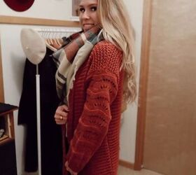6 cute winter outfit ideas for those very cold winter days, Cozy winter outfit with red and orange tones