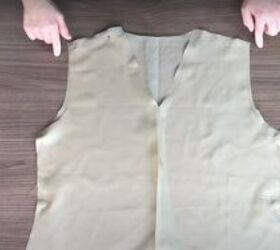 how to make a faux fur vest pattern sewing tips detailed tutorial, How to make an easy fur vest with lining