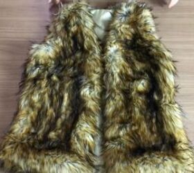 how to make a faux fur vest pattern sewing tips detailed tutorial, How to make a faux fur vest