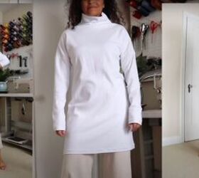 How to Sew a Stylish Turtleneck Dress That's Perfect For Winter