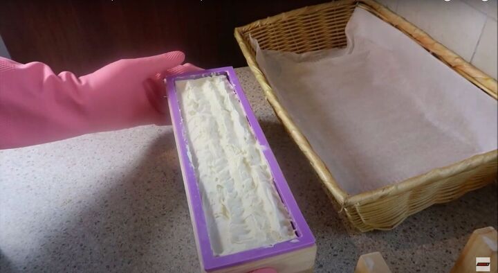 how to easily make diy castile soap with olive oil lavender scent