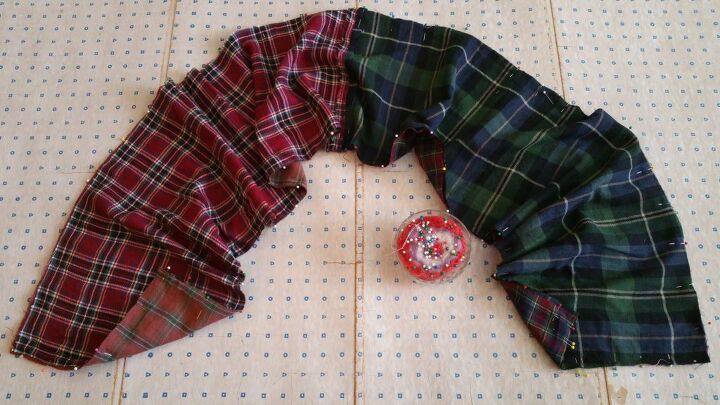 plaid vember flannel scarf