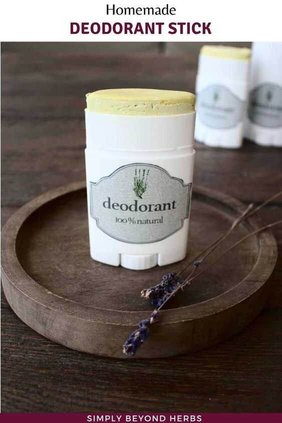 diy deodorant stick for sensitive skin no baking soda