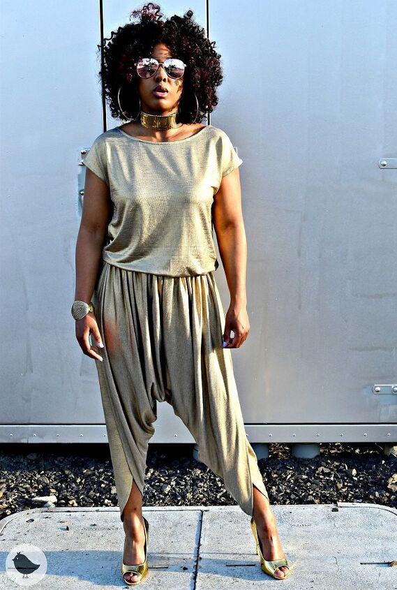1 piece of gold diy anitra jumpsuit
