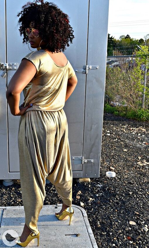 1 piece of gold diy anitra jumpsuit