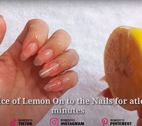 6 easy home remedies to make nails grow faster stronger, Rubbing lemon on nails
