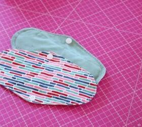 how to make reusable menstrual pads out of fabric pattern included, How to make reusable menstrual pads