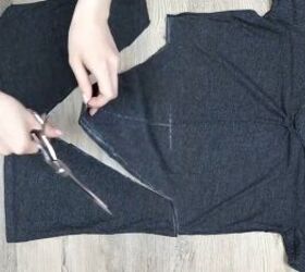 5 ways to make a diy crop top from a t shirt easy no sew tutorial, DIY t shirt cutting into a crop top