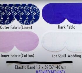 how to make a comfortable 3d diy sleep mask free sewing pattern, DIY sleep eye mask sewing pattern