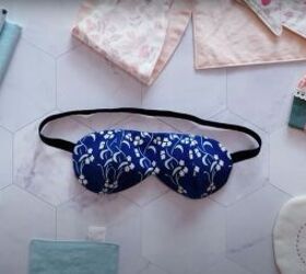 how to make a comfortable 3d diy sleep mask free sewing pattern, Sleeping eye mask DIY