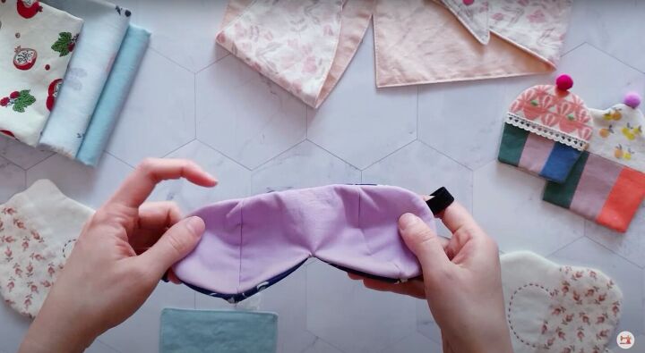 how to make a comfortable 3d diy sleep mask free sewing pattern, DIY sleep mask