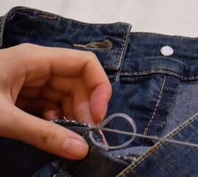 how to take in the waist of jeans by hand without a sewing machine, Can you alter the waist size on jeans