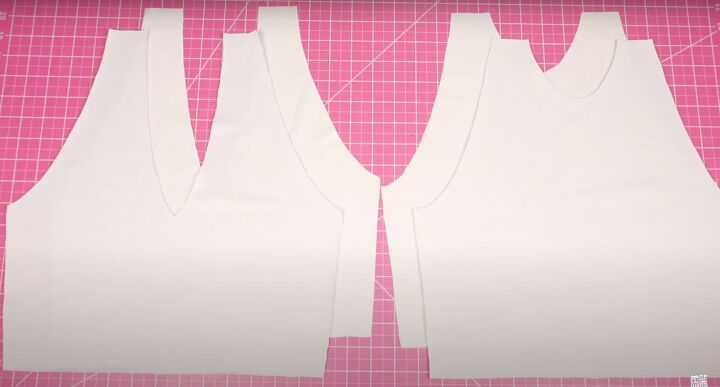 how to sew a diy high neck bikini top high waisted bikini bottoms, DIY bikini top pattern