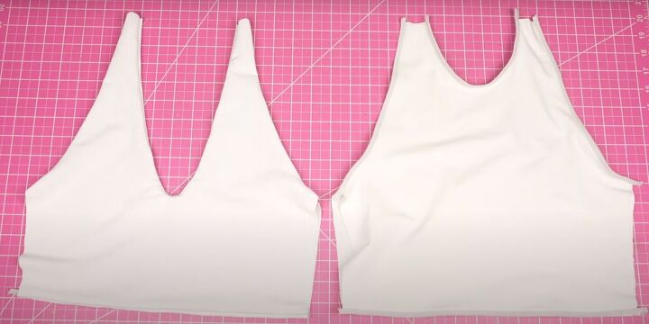 how to sew a diy high neck bikini top high waisted bikini bottoms, Make your own bikini top