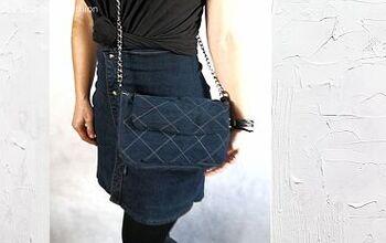 How to Make a Chanel-Inspired Bag Out of an Old Denim Shirt