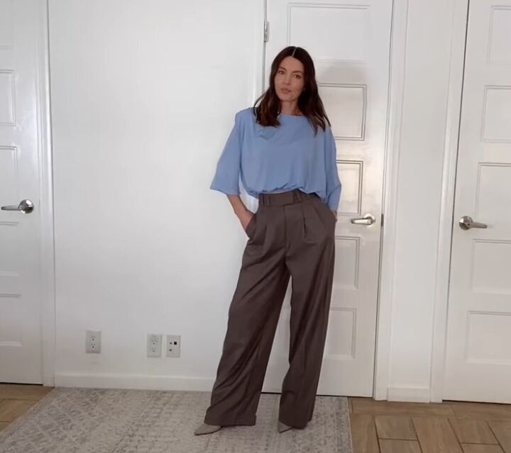 4 cute pants outfits how to style different kinds of pants, How to wear oversized pants