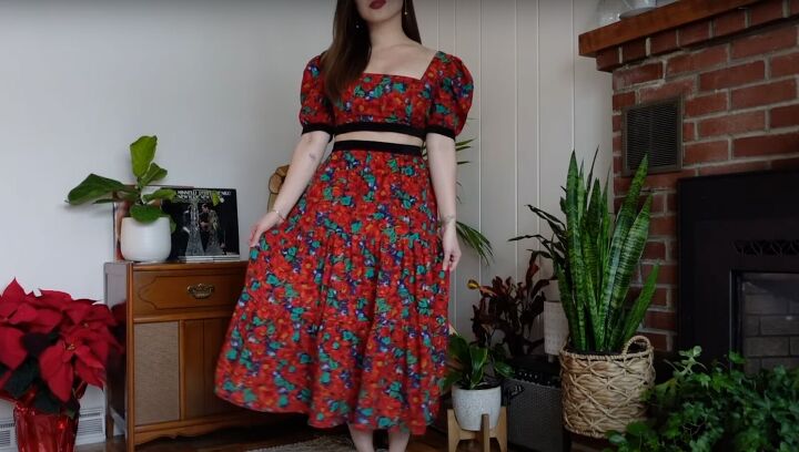 how to make a cute two piece set from an old dress pants, How to make a two piece set from a dress