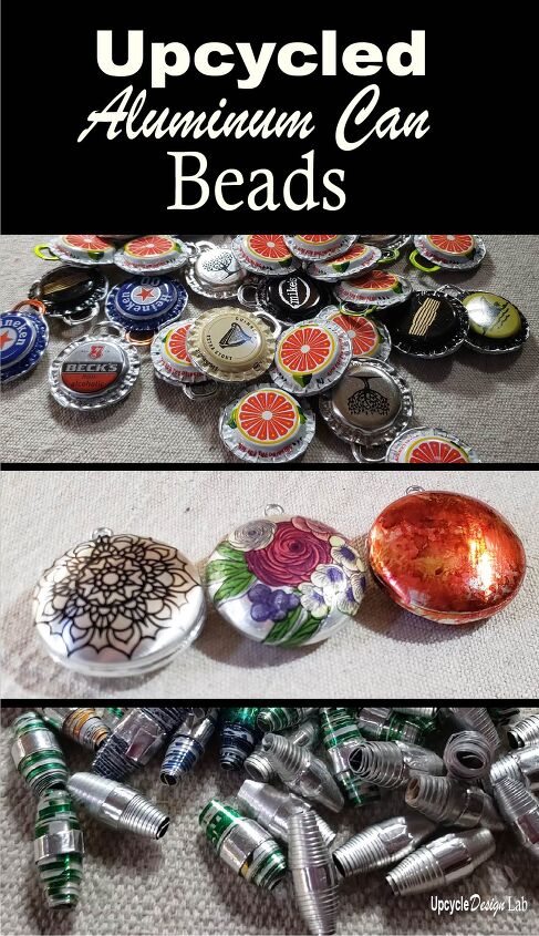 how to make beads from beer and soda cans 3 styles upcycling a